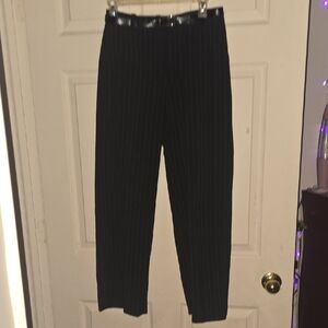 Evan Picone Black Pinstripe Women's Dress Pants